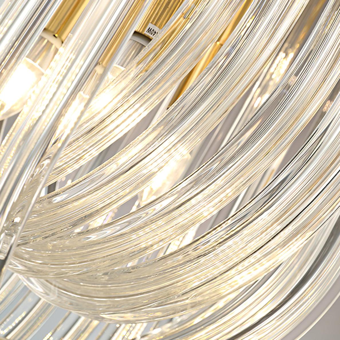 Aurora Wall Lamp Trevi Murano Glass Gold Modern Luxury - Blowlighting