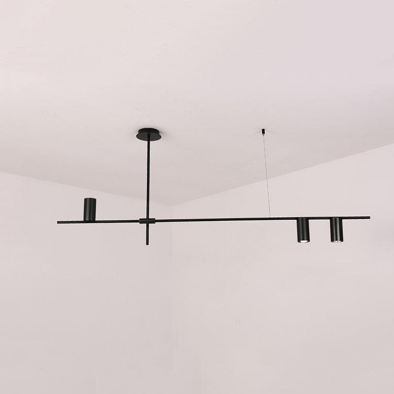 Lustra Chandelier Tribes Brass Linear Cylinder - Blowlighting