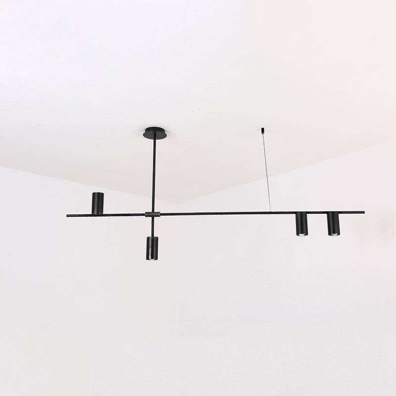 Lustra Chandelier Tribes Brass Linear Cylinder - Blowlighting