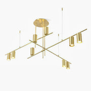 Lustra Chandelier Tribes Brass Linear Cylinder - Blowlighting