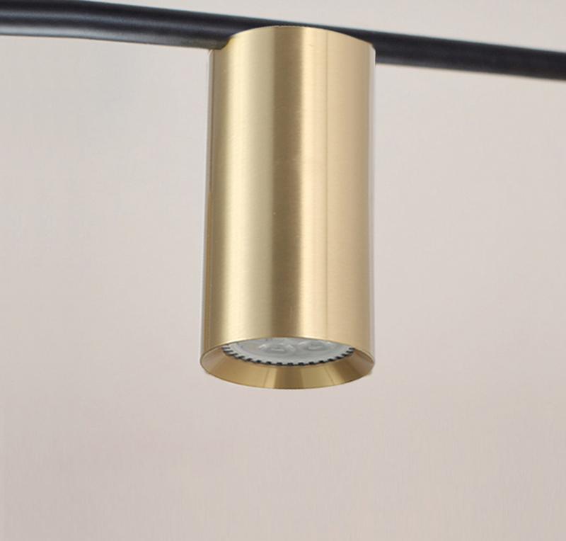 Lustra Chandelier Tribes Brass Linear Cylinder - Blowlighting