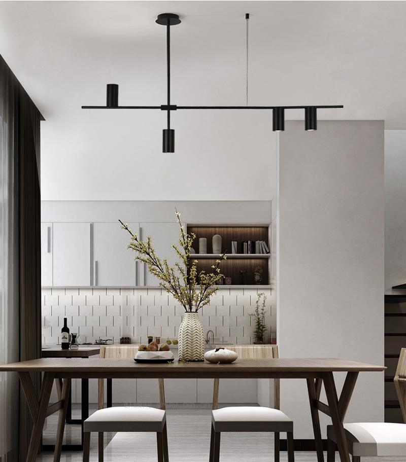 Lustra Chandelier Tribes Brass Linear Cylinder - Blowlighting