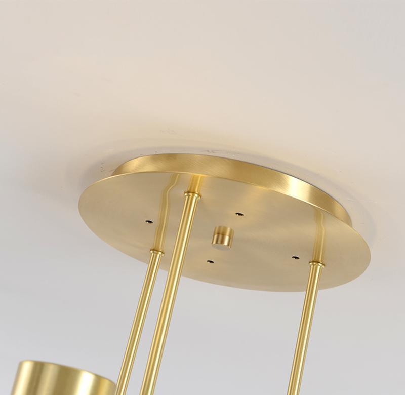 Lustra Chandelier Tribes Brass Linear Cylinder - Blowlighting