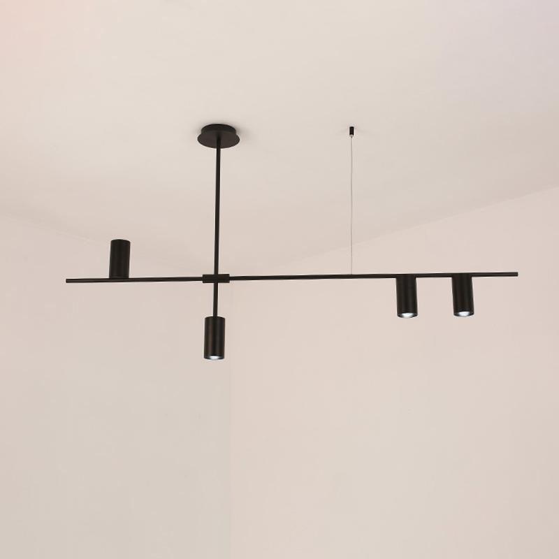 Lustra Chandelier Tribes Brass Linear Cylinder - Blowlighting