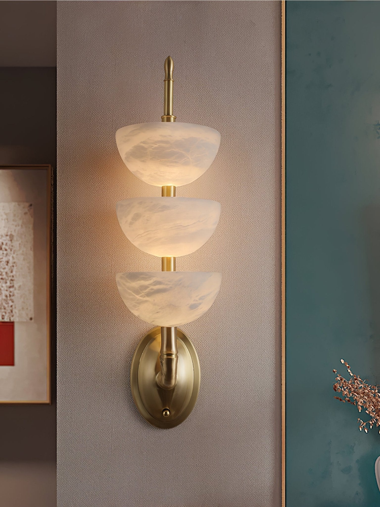 Ulmiraris Alabaster Wall Light - Blowlighting