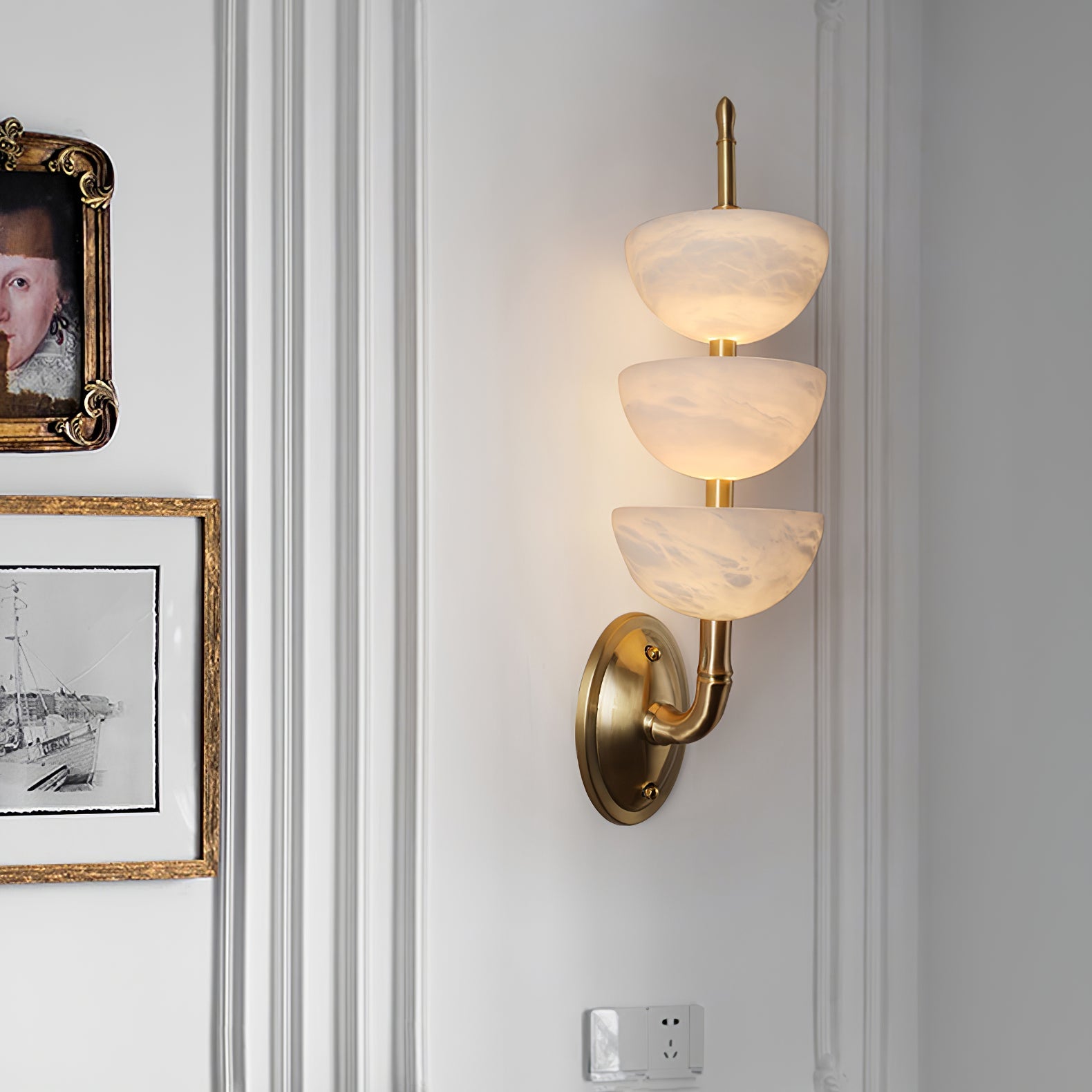 Ulmiraris Alabaster Wall Light - Blowlighting