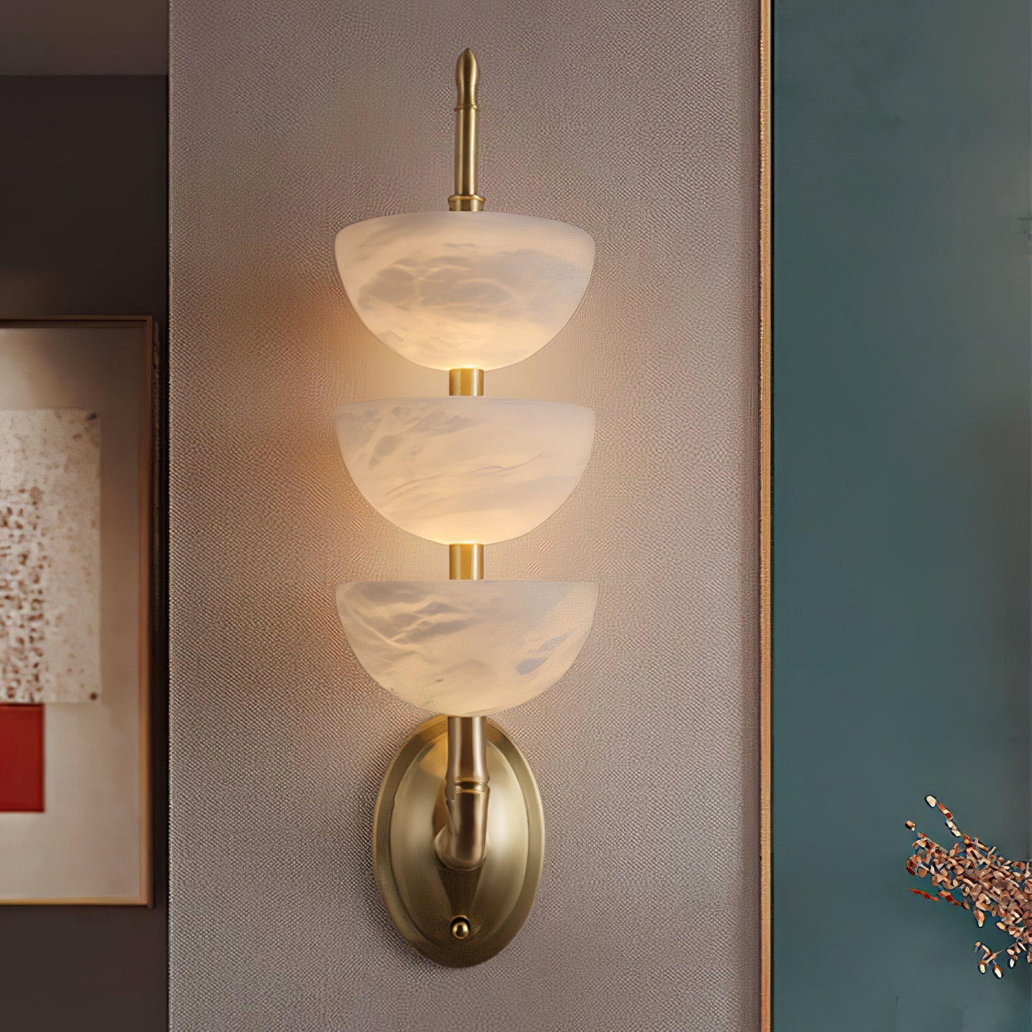 Ulmiraris Alabaster Wall Light - Blowlighting