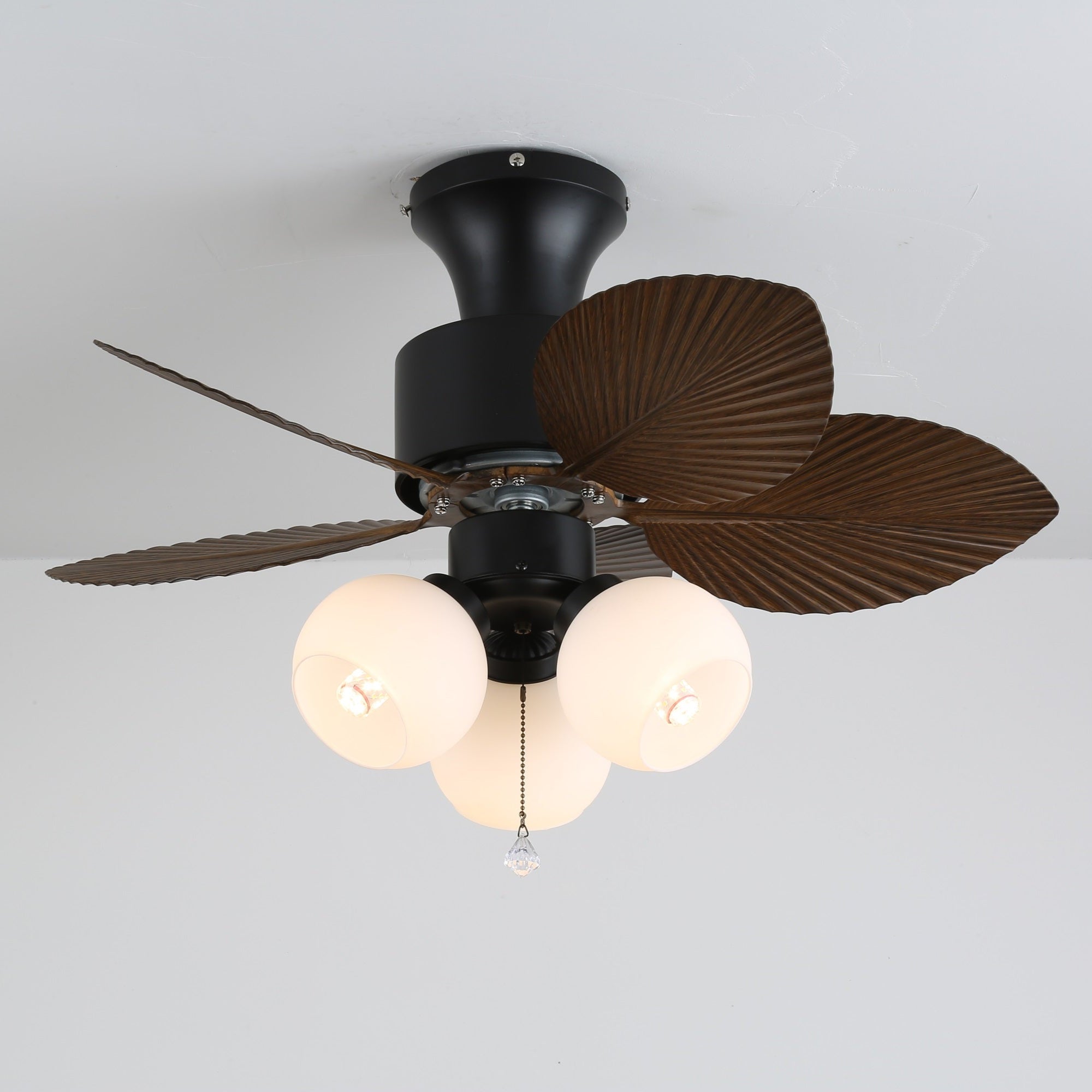 Marvella Vintage Wood Ceiling Fan Light - Blowlighting
