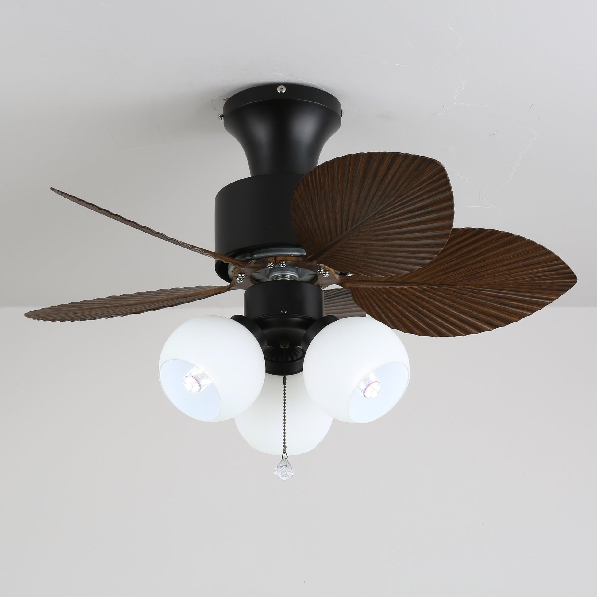 Marvella Vintage Wood Ceiling Fan Light - Blowlighting