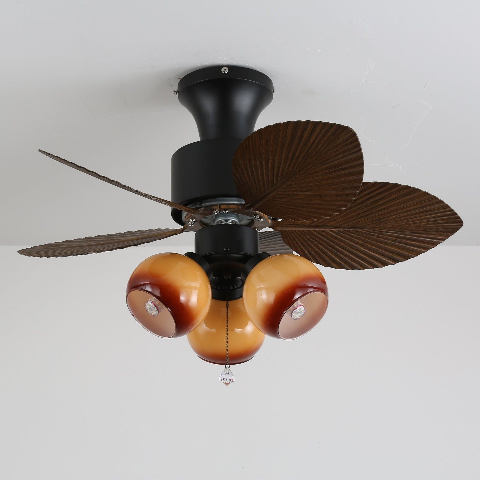 Marvella Vintage Wood Ceiling Fan Light - Blowlighting