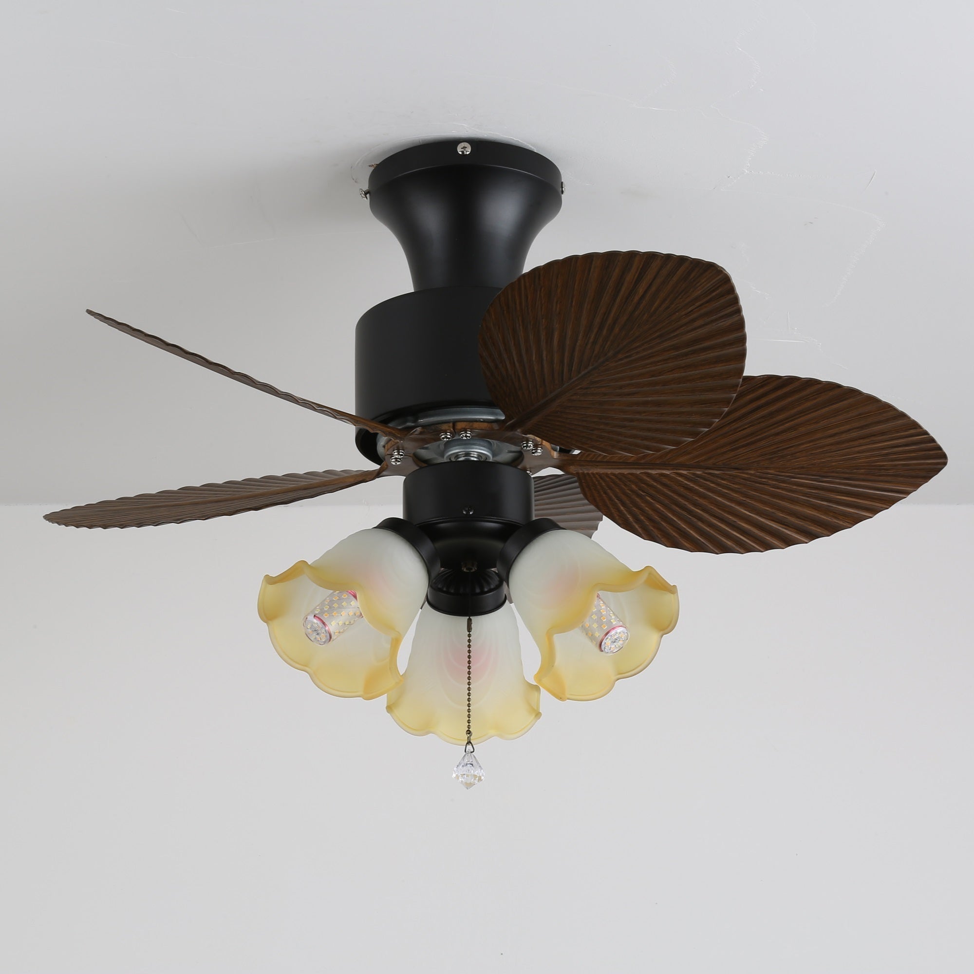 Marvella Vintage Wood Ceiling Fan Light - Blowlighting