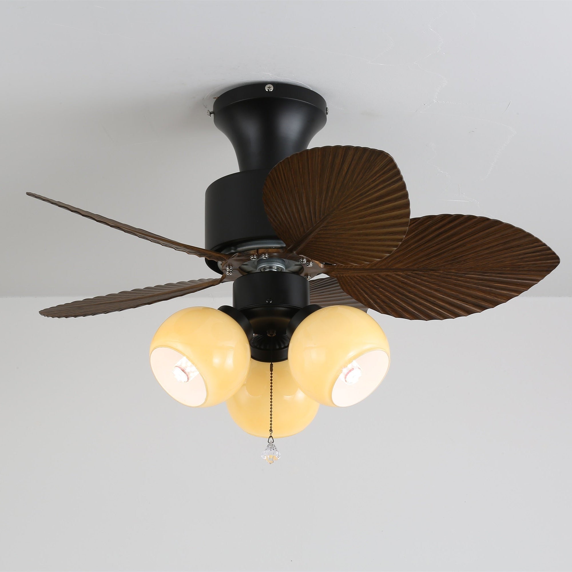 Marvella Vintage Wood Ceiling Fan Light - Blowlighting