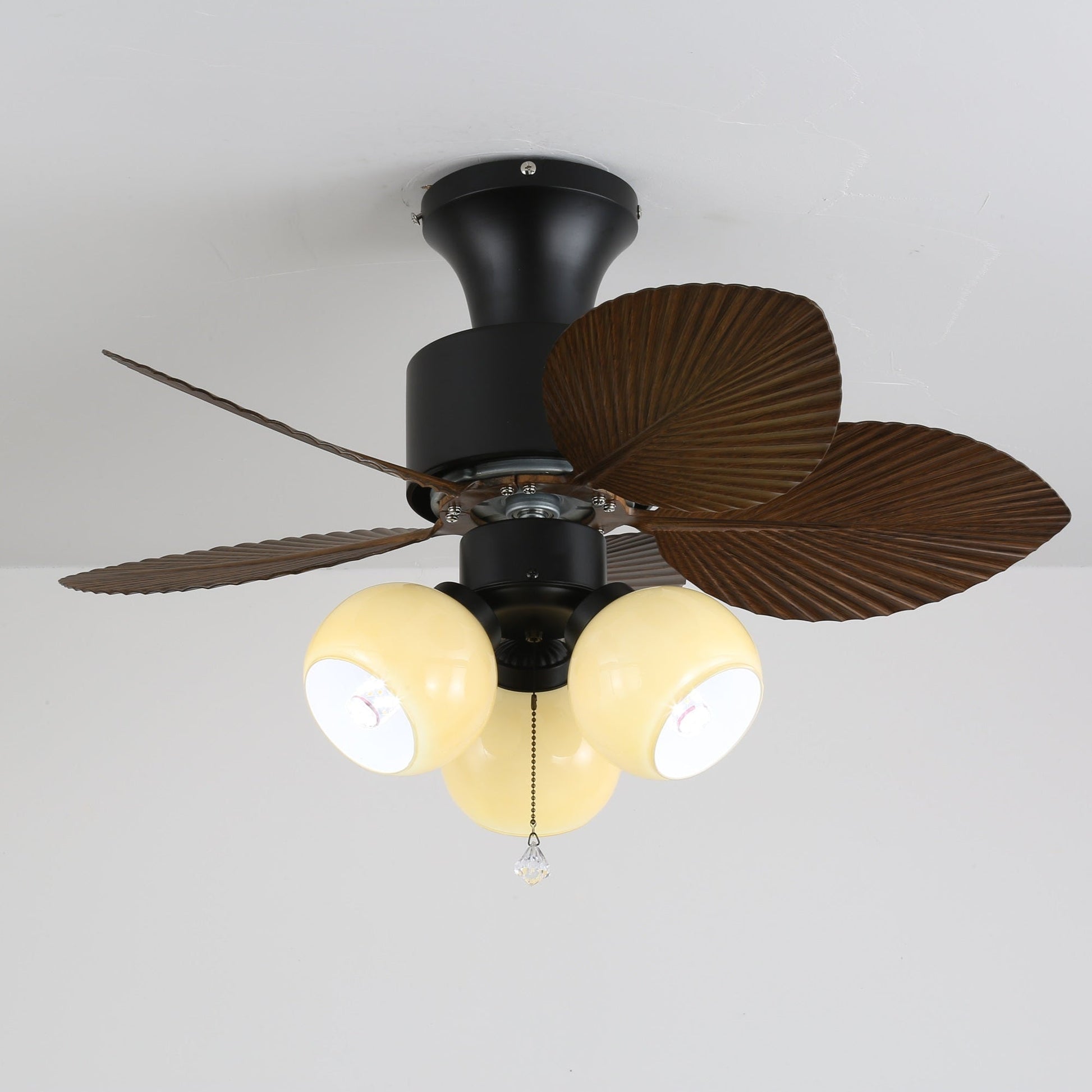 Marvella Vintage Wood Ceiling Fan Light - Blowlighting