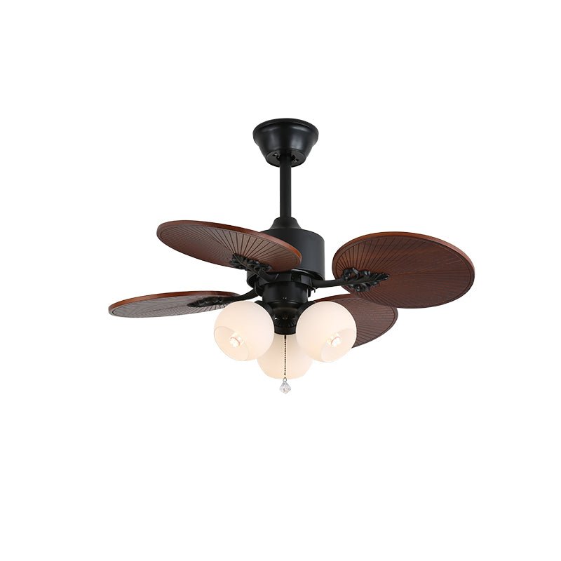 Solara Tropical Glass Ceiling Fan Light - Blowlighting
