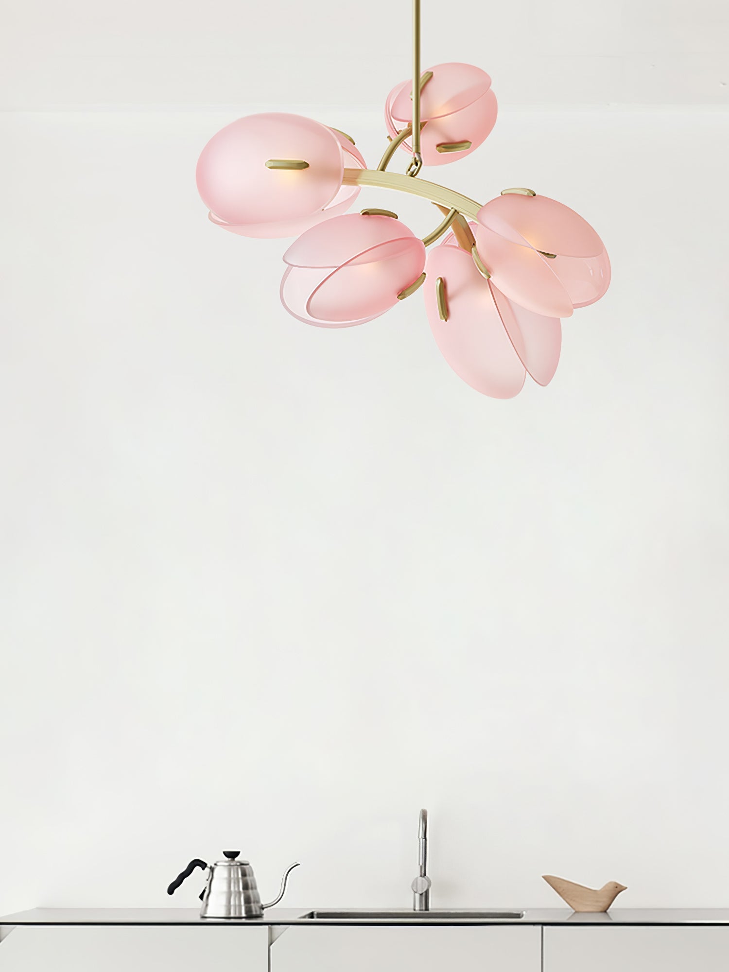 Blossom Contemporary Glass Chandelier - Blowlighting