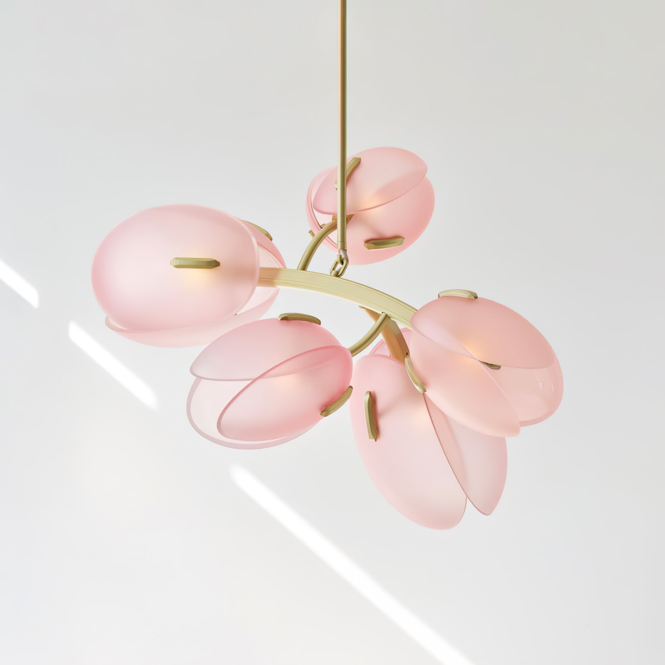 Blossom Contemporary Glass Chandelier - Blowlighting