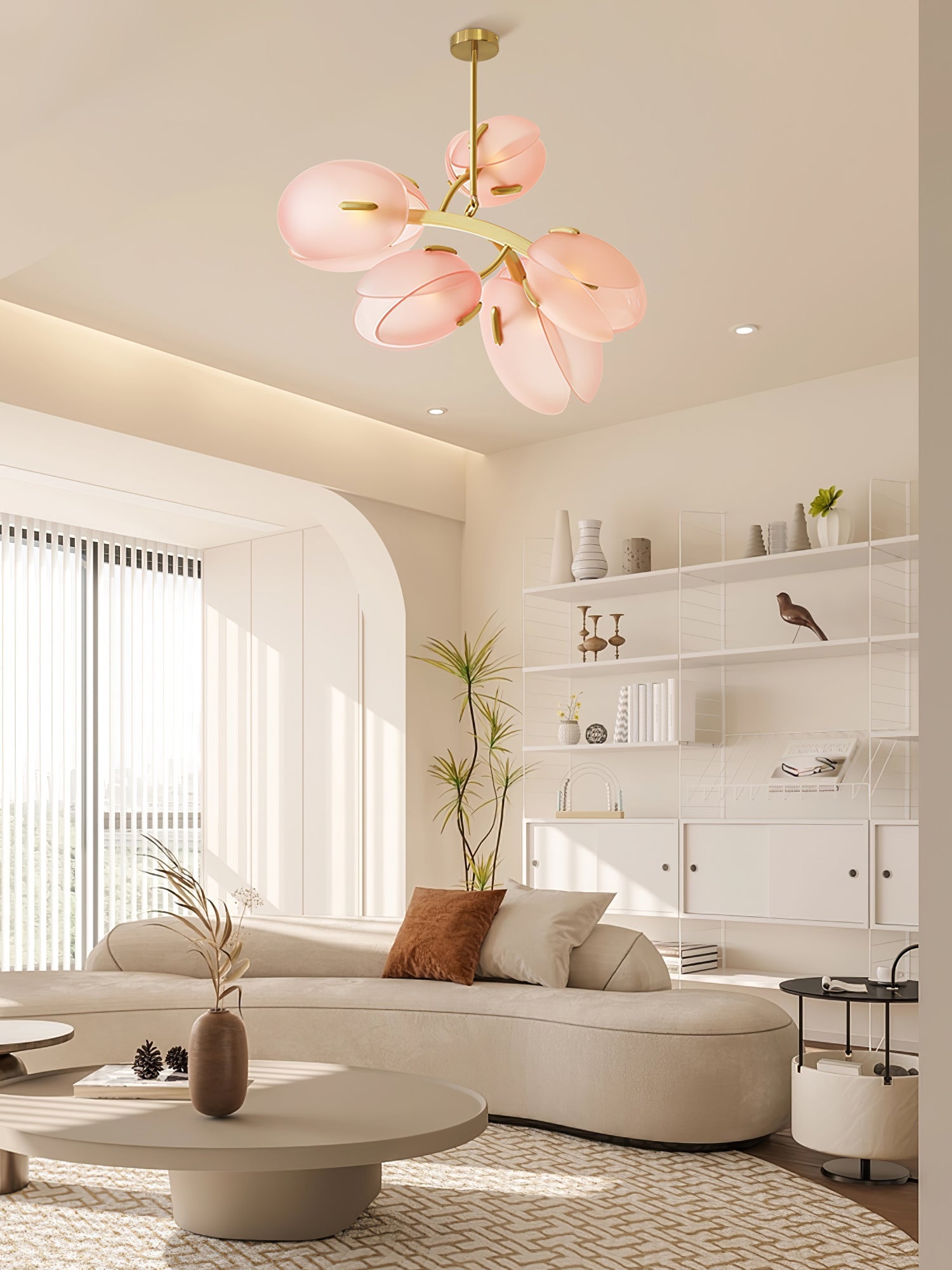 Blossom Contemporary Glass Chandelier - Blowlighting