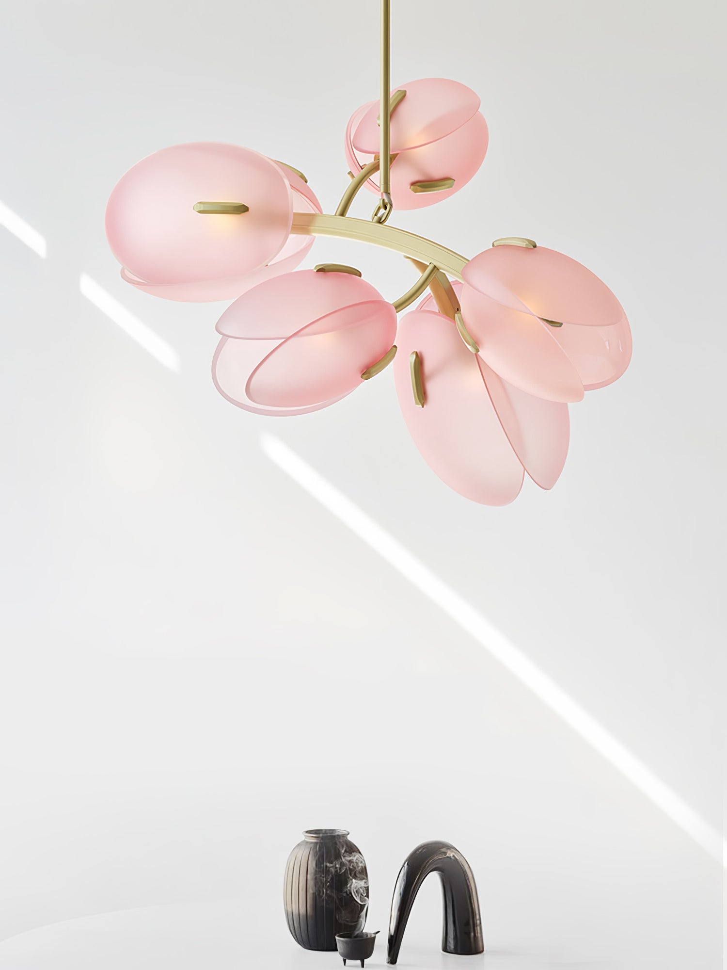 Blossom Contemporary Glass Chandelier - Blowlighting