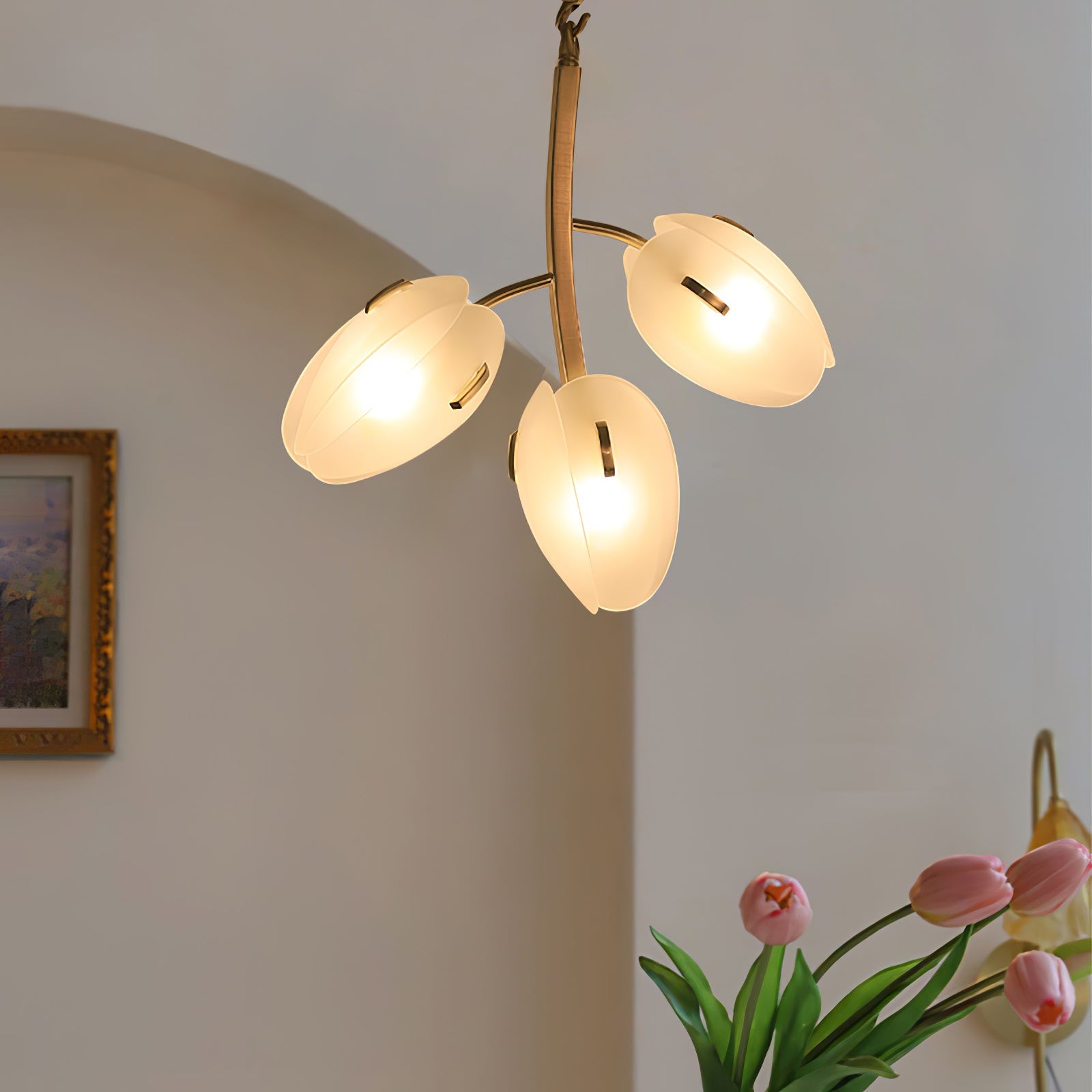 Blossom Contemporary Glass Chandelier - Blowlighting