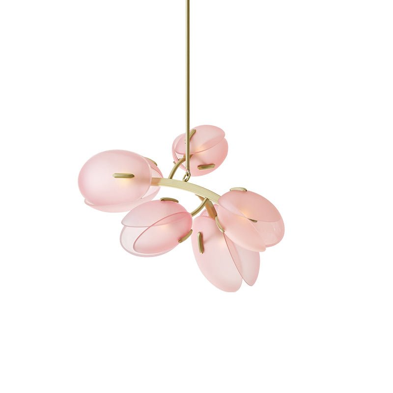 Blossom Contemporary Glass Chandelier - Blowlighting