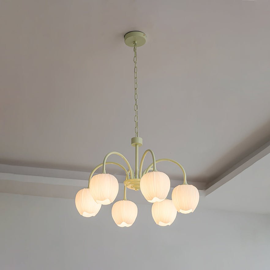 Tulip Matcha Chandelier - Blowlighting