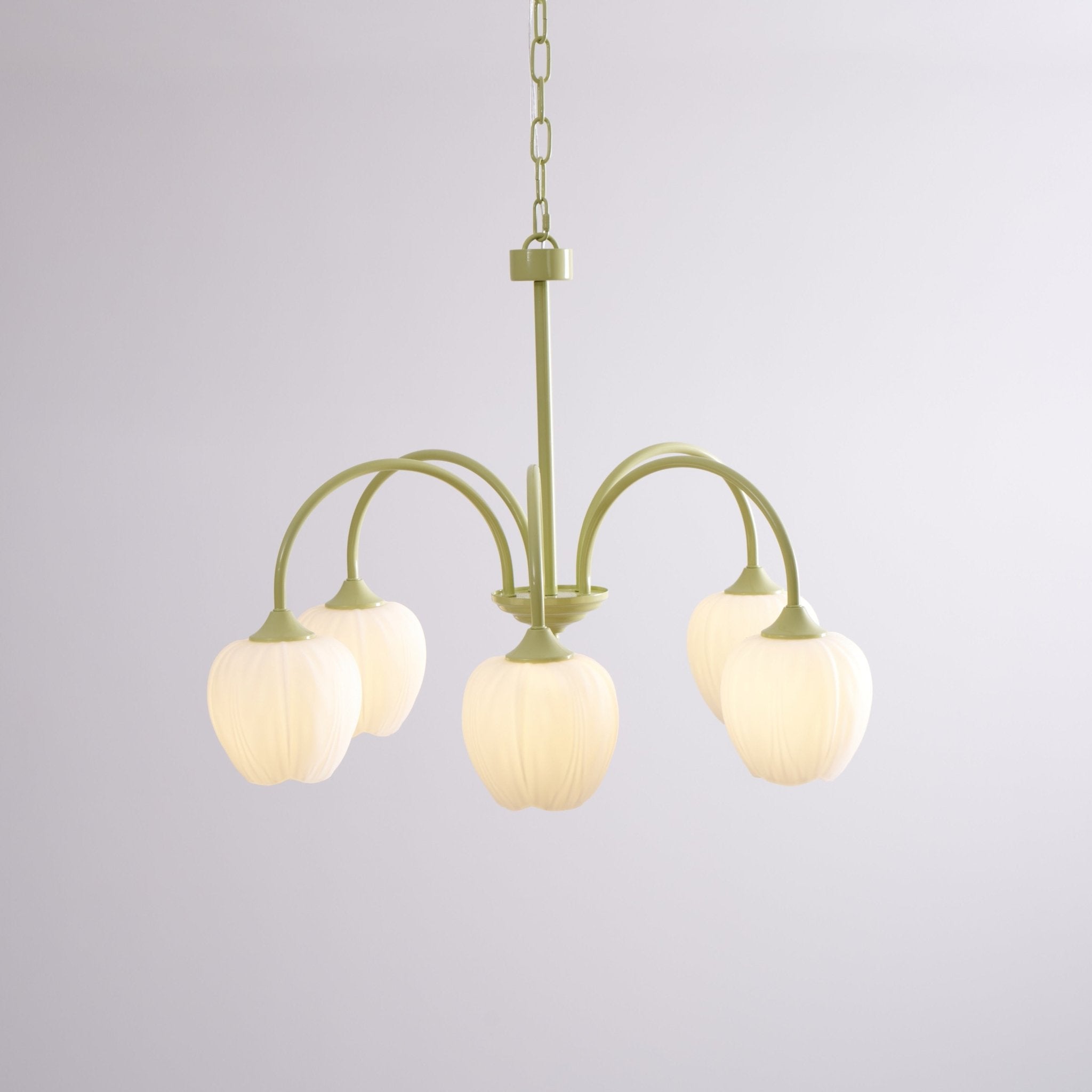 Tulip Matcha Chandelier - Blowlighting