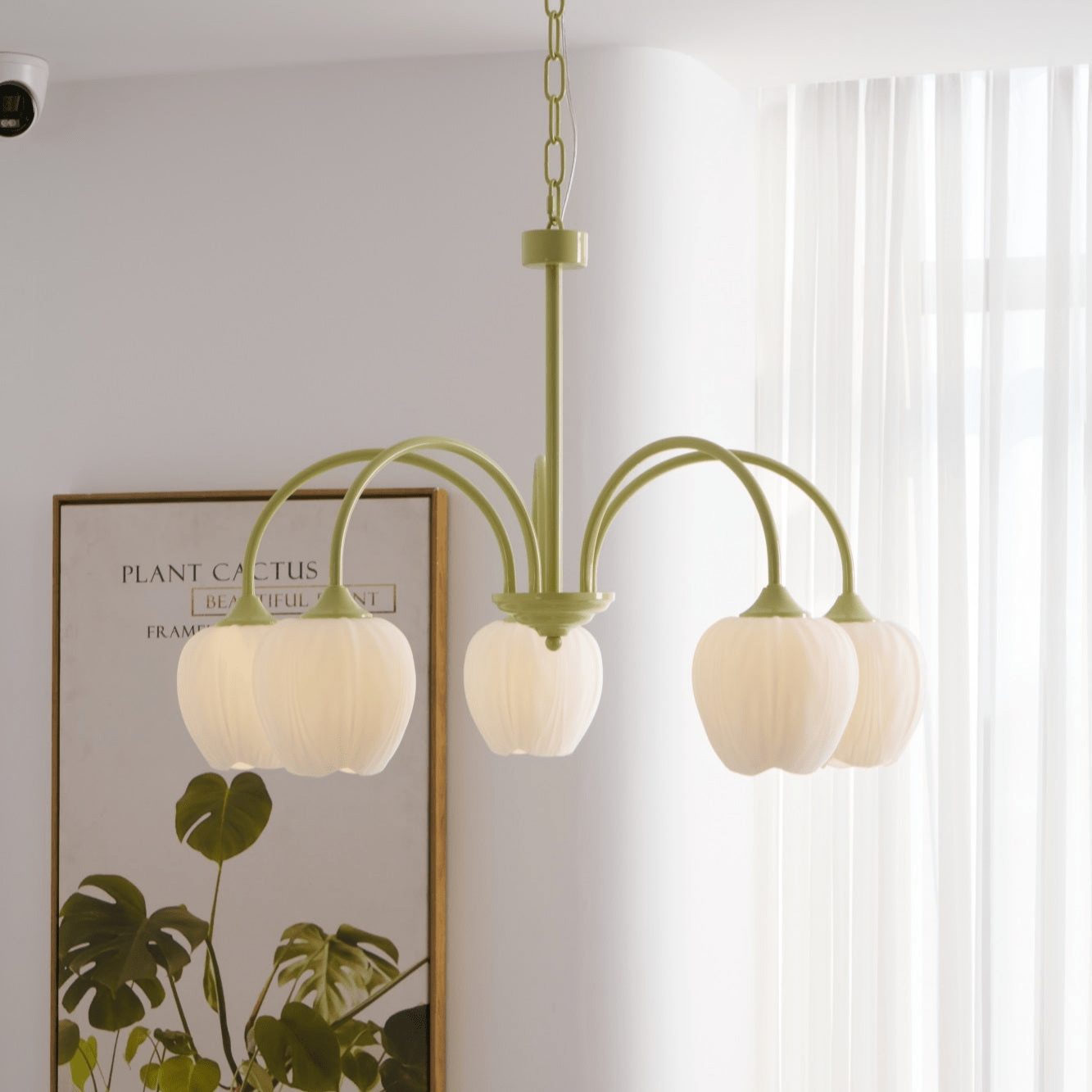 Tulip Matcha Chandelier - Blowlighting