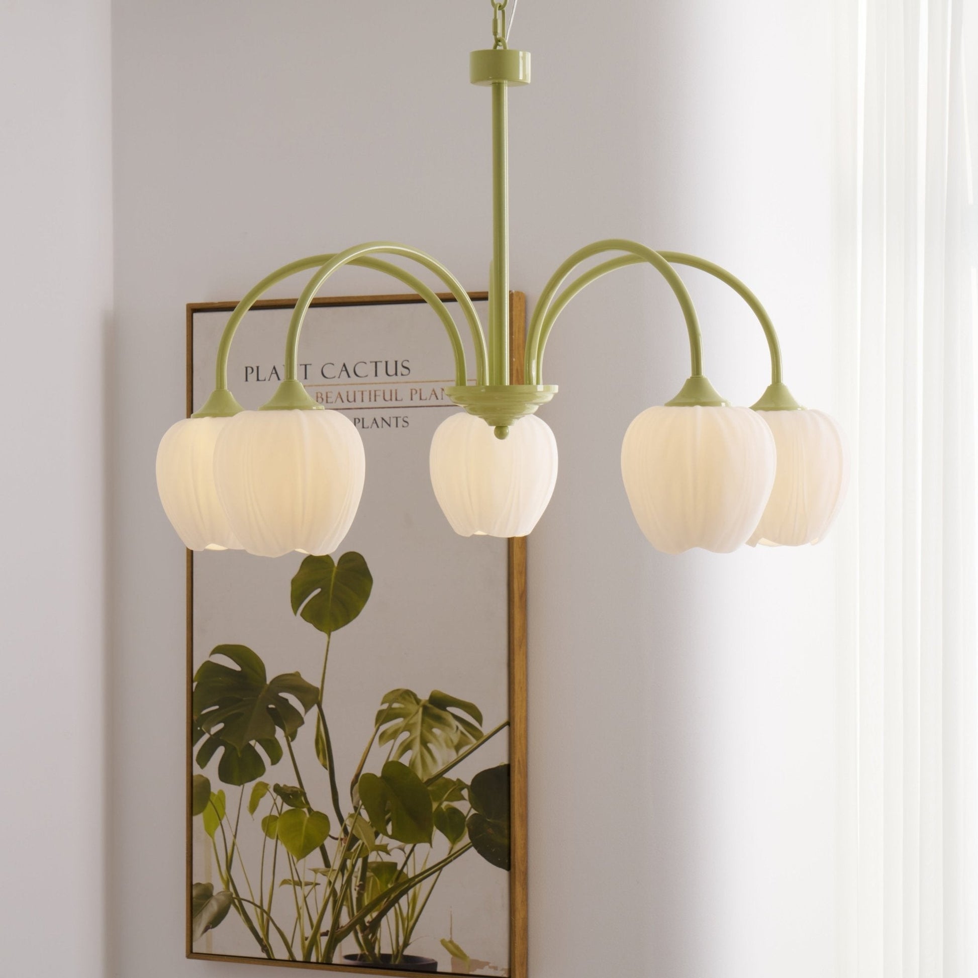 Tulip Matcha Chandelier - Blowlighting