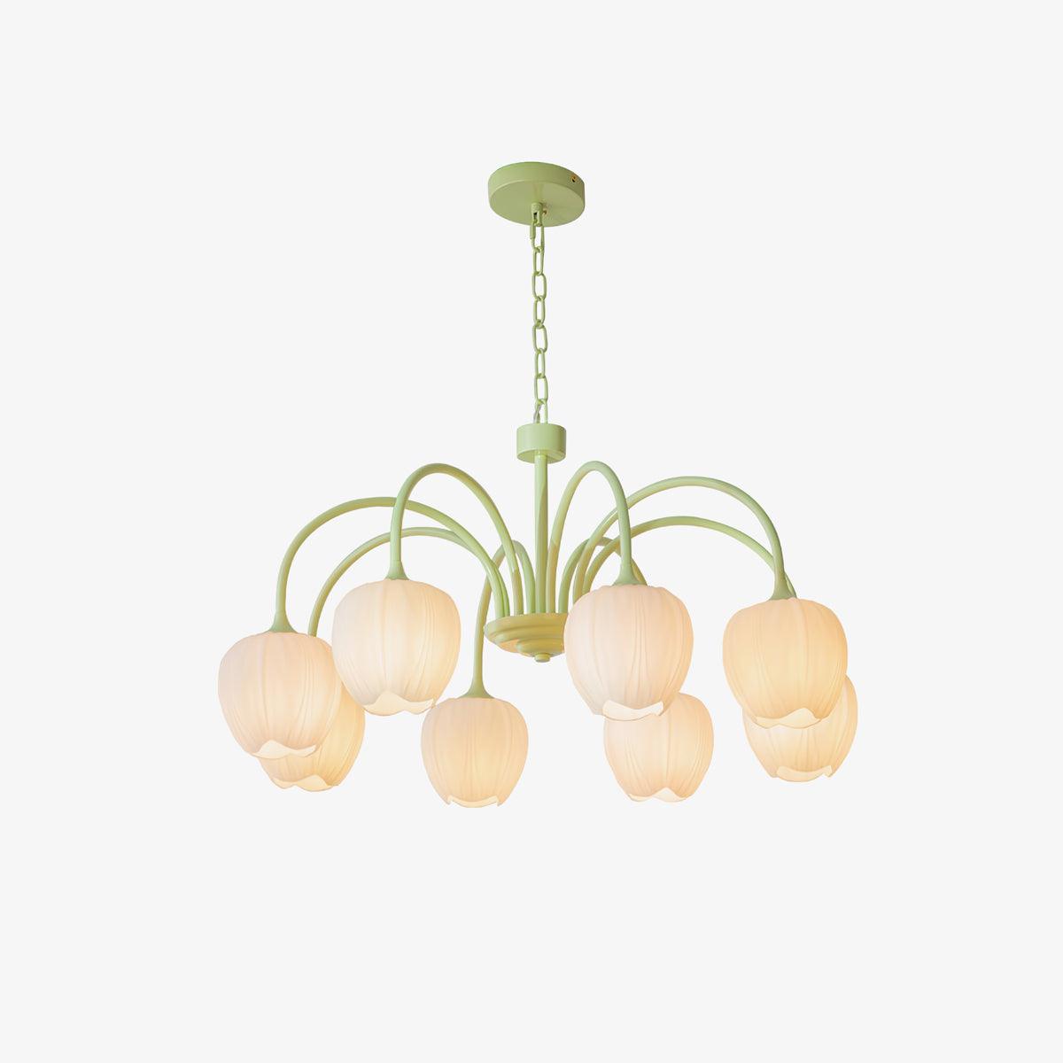Tulip Matcha Chandelier - Blowlighting