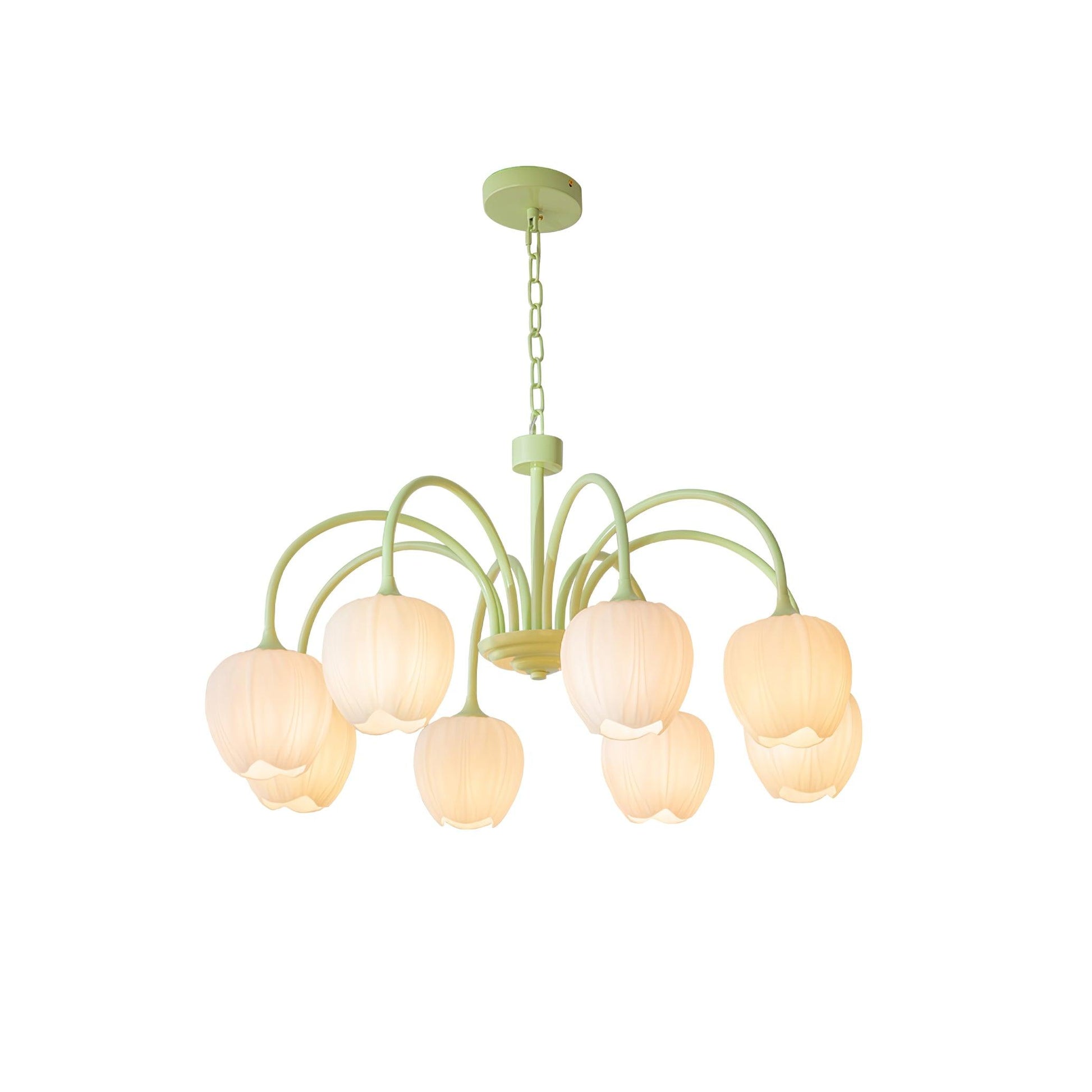 Tulip Matcha Chandelier - Blowlighting
