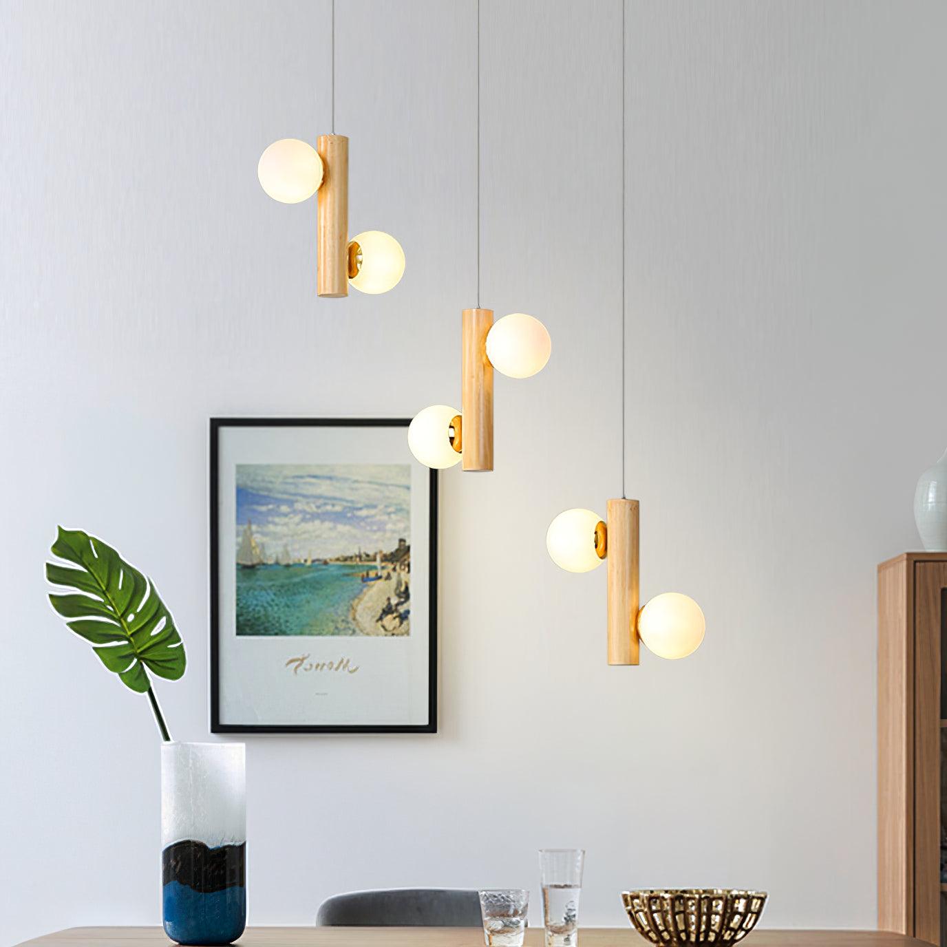 Tupelo Double Pendant Lamp - Blowlighting