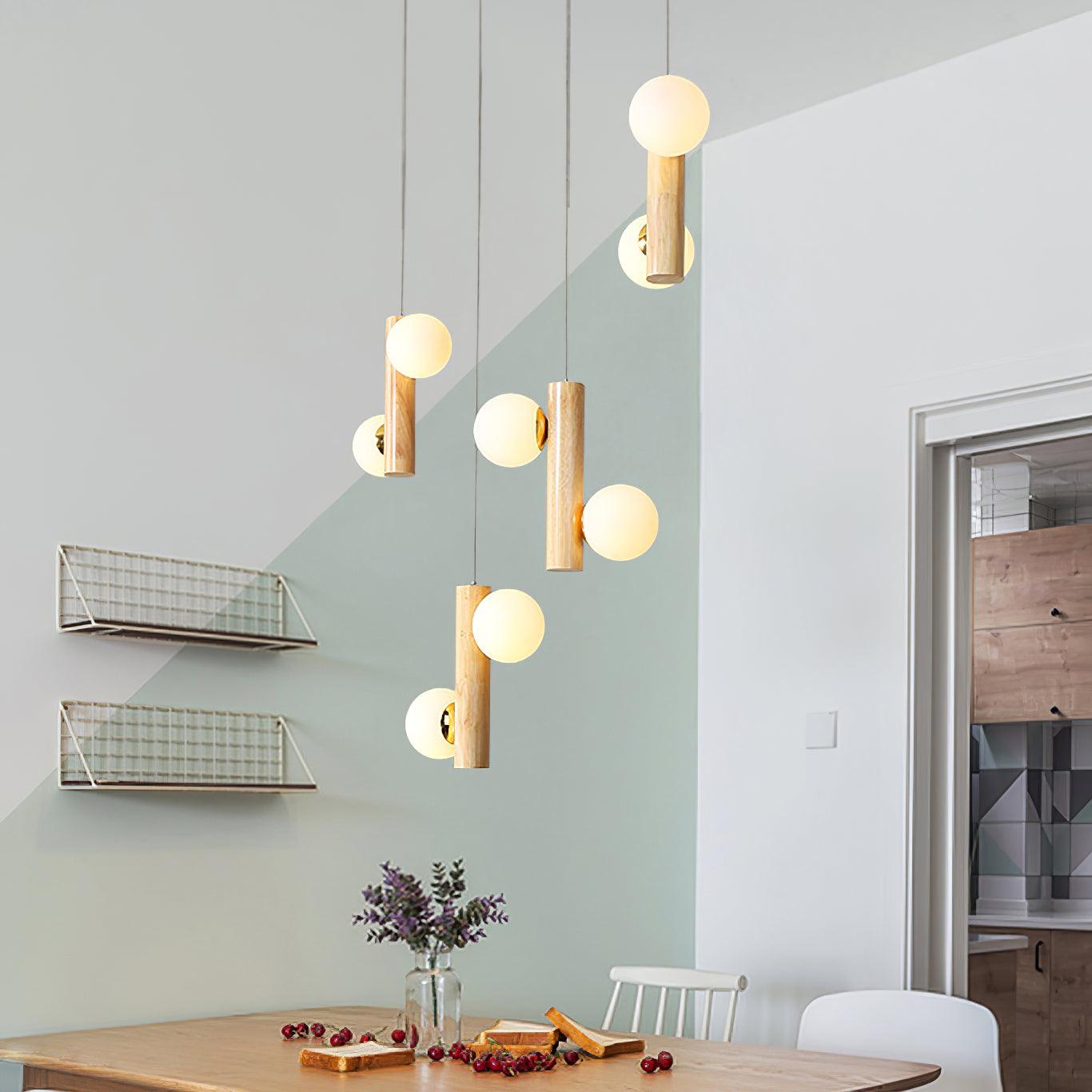 Tupelo Double Pendant Lamp - Blowlighting