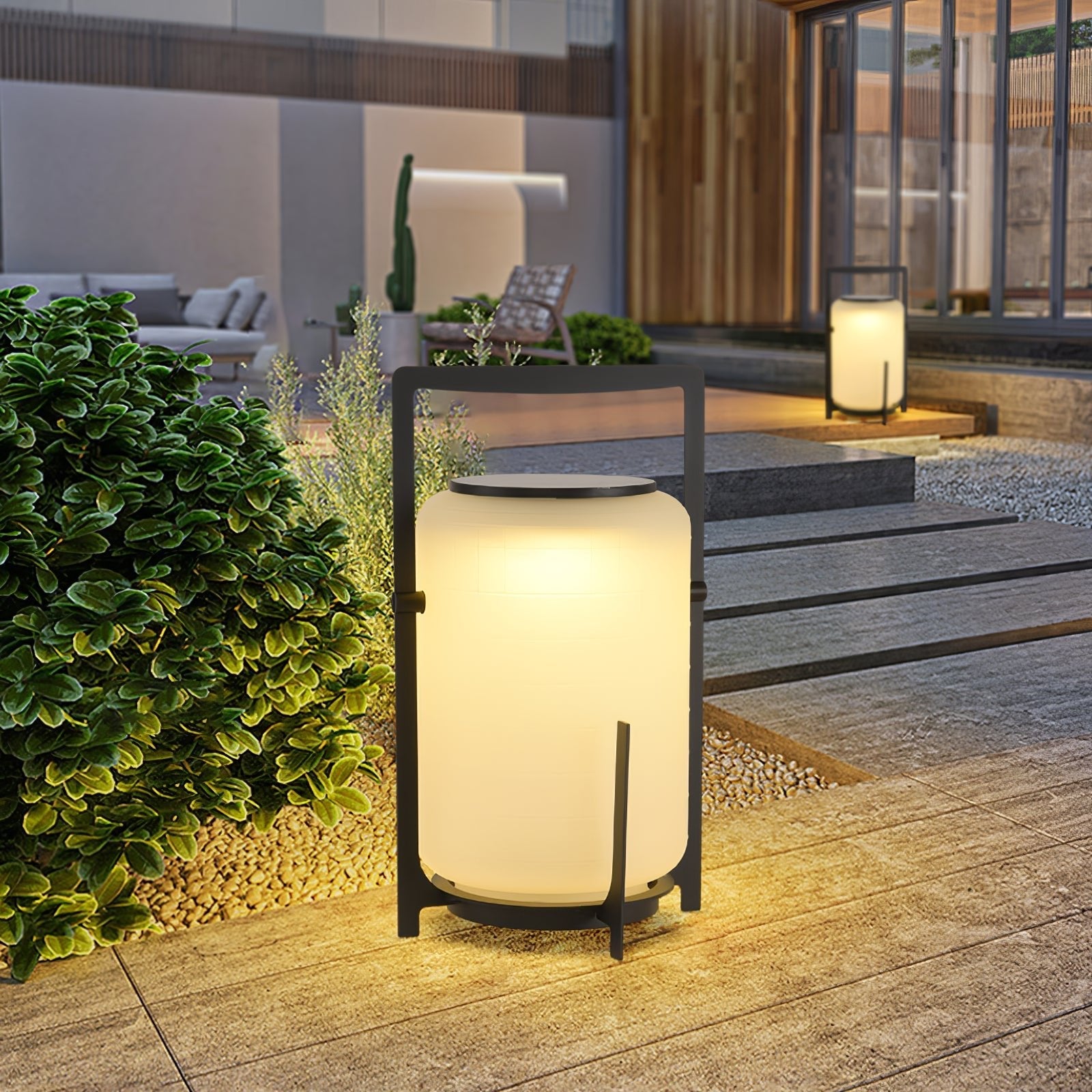 Twilight Lantern Solar Outdoor Table Lamp - Blowlighting