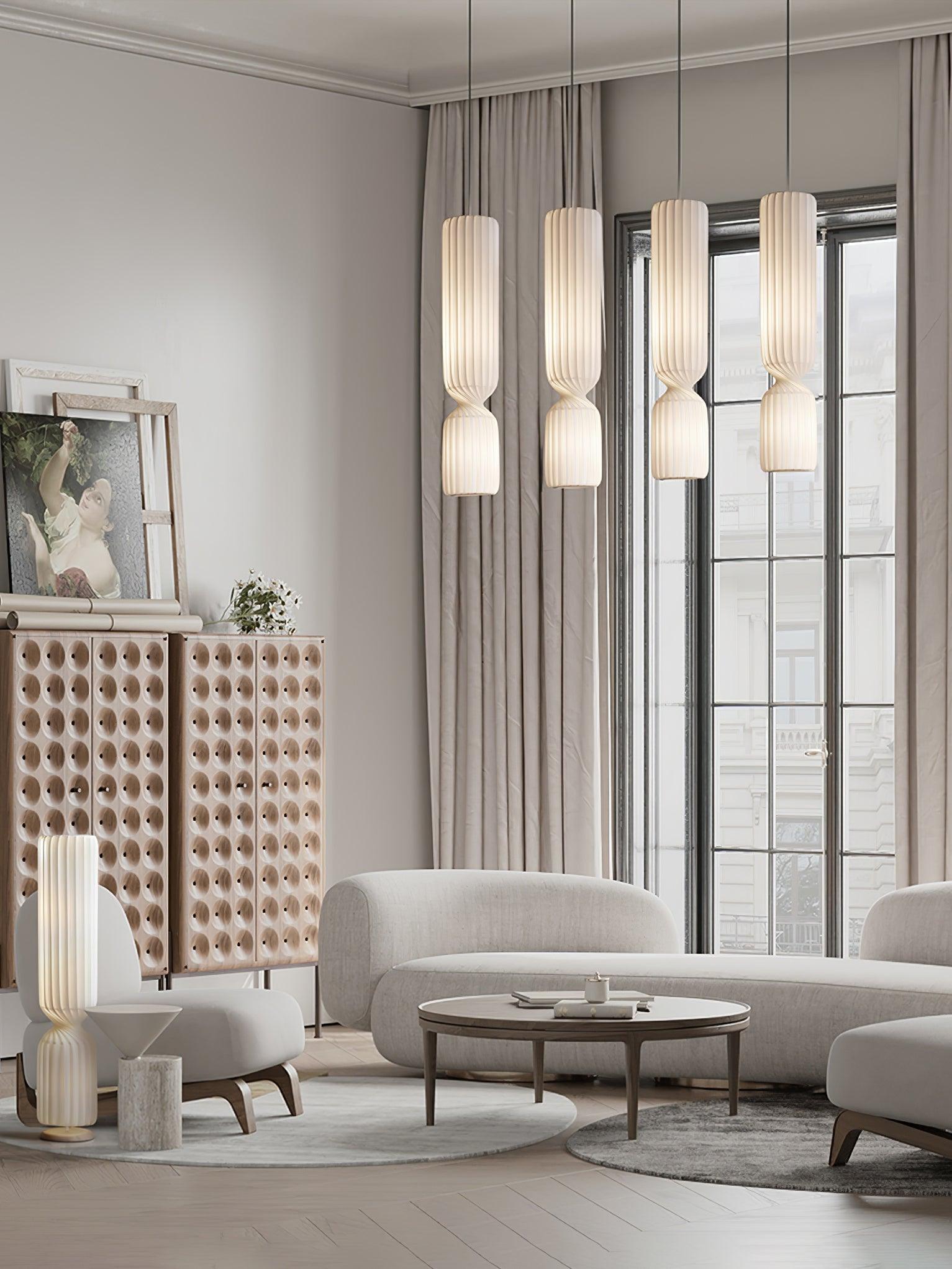 Twist Minimalist PVC Pendant Lamp - Blowlighting