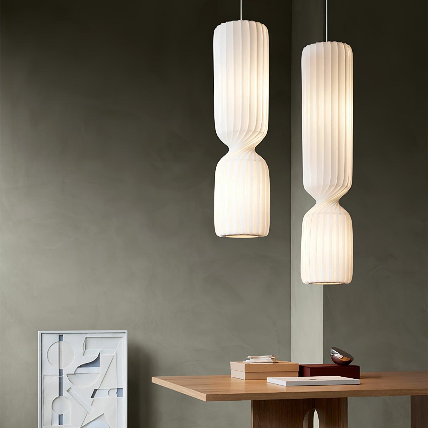 Twist Minimalist PVC Pendant Lamp - Blowlighting