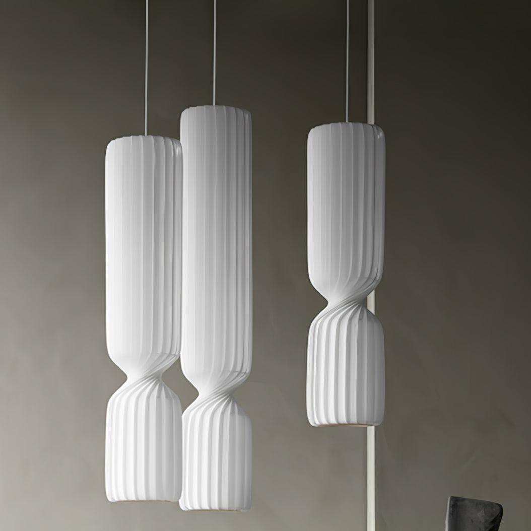 Twist Minimalist PVC Pendant Lamp - Blowlighting