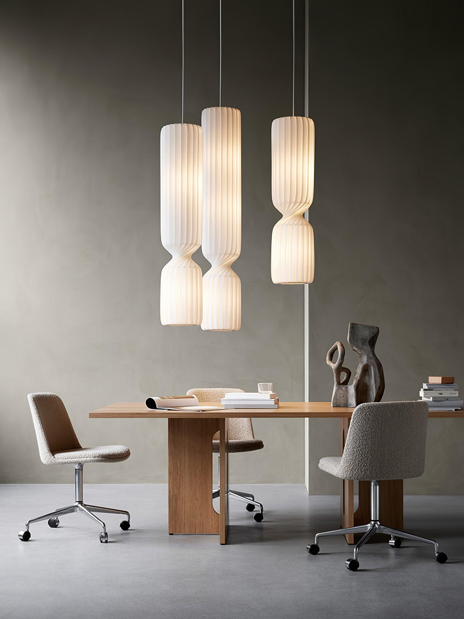 Twist Minimalist PVC Pendant Lamp - Blowlighting