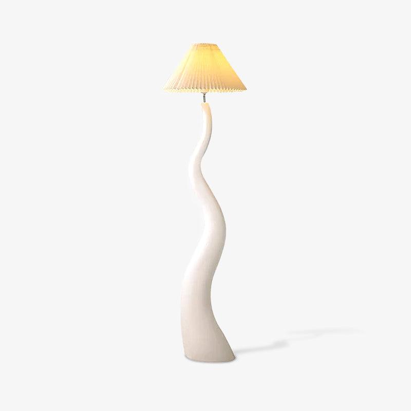 Twisted Pleated Floor Lamp - Blowlighting