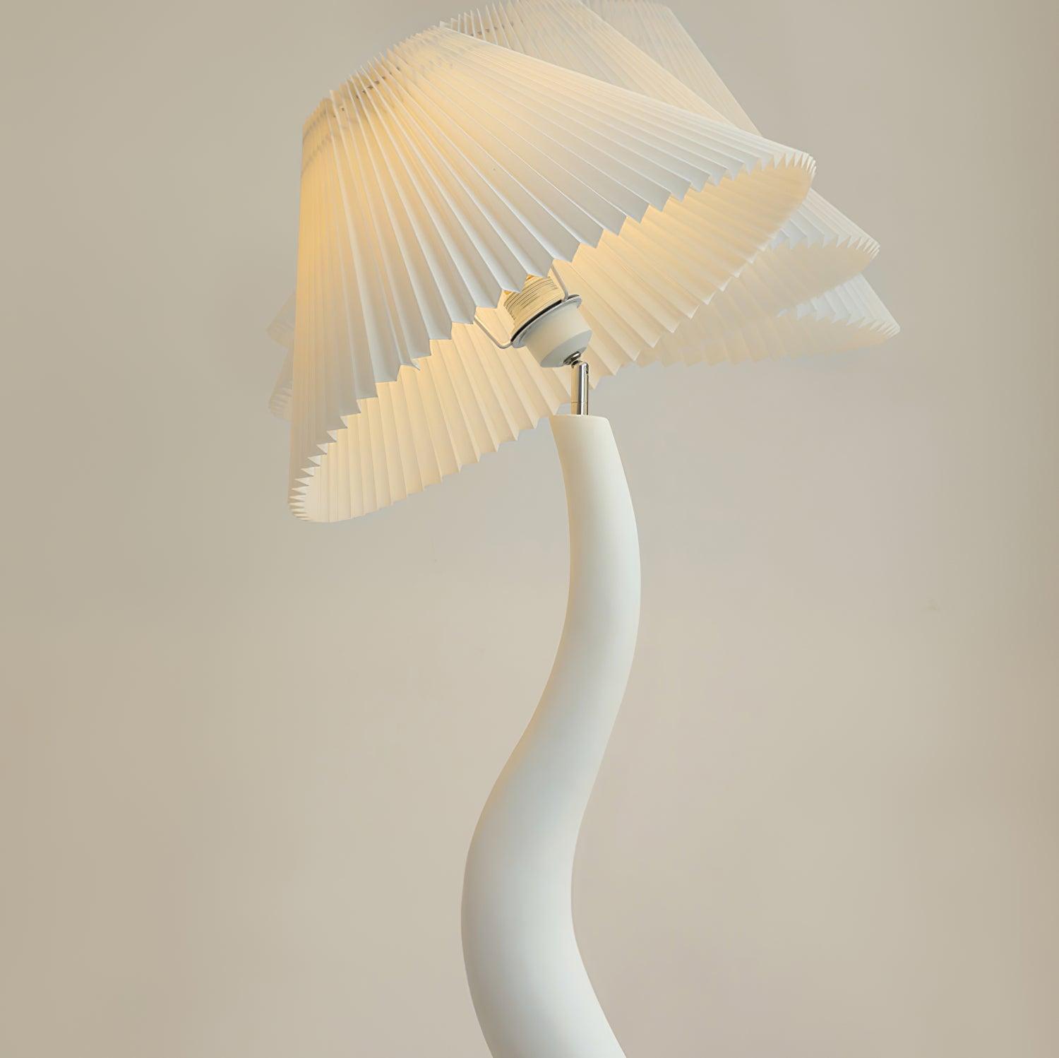 Twisted Pleated Floor Lamp - Blowlighting