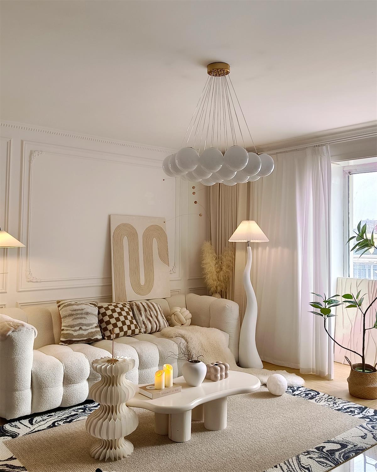 Twisted Pleated Floor Lamp - Blowlighting