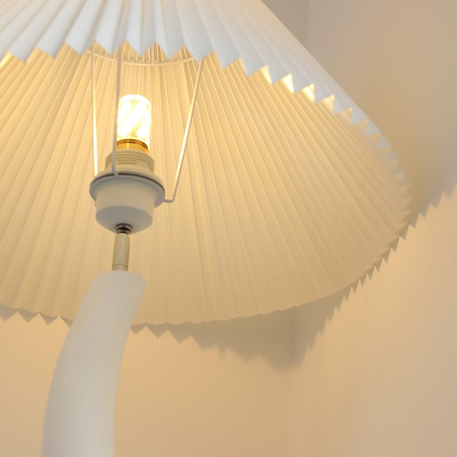 Twisted Pleated Floor Lamp - Blowlighting