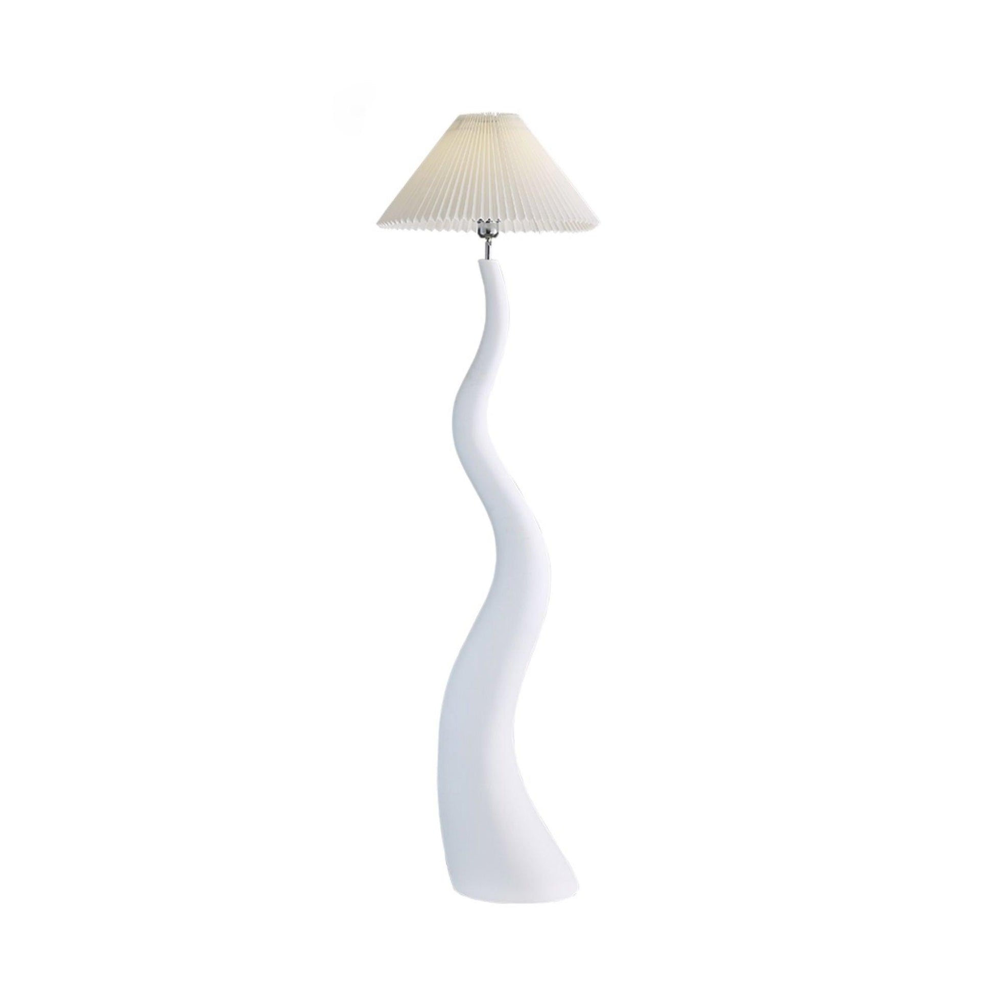 Twisted Pleated Floor Lamp - Blowlighting
