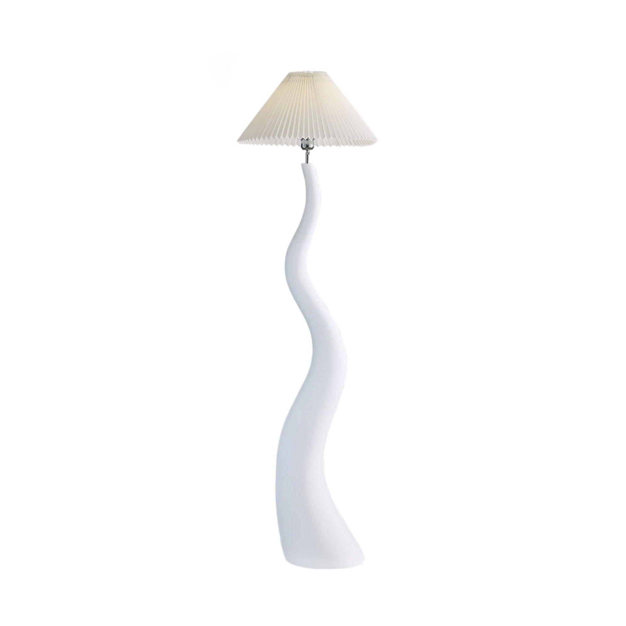 Twisted Pleated Floor Lamp - Blowlighting