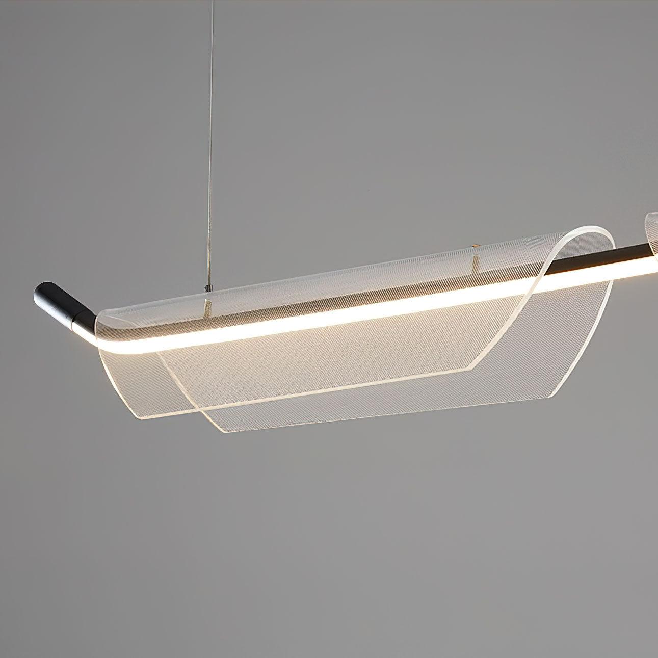 Two Boats Acrylic Pendant Light - Blowlighting