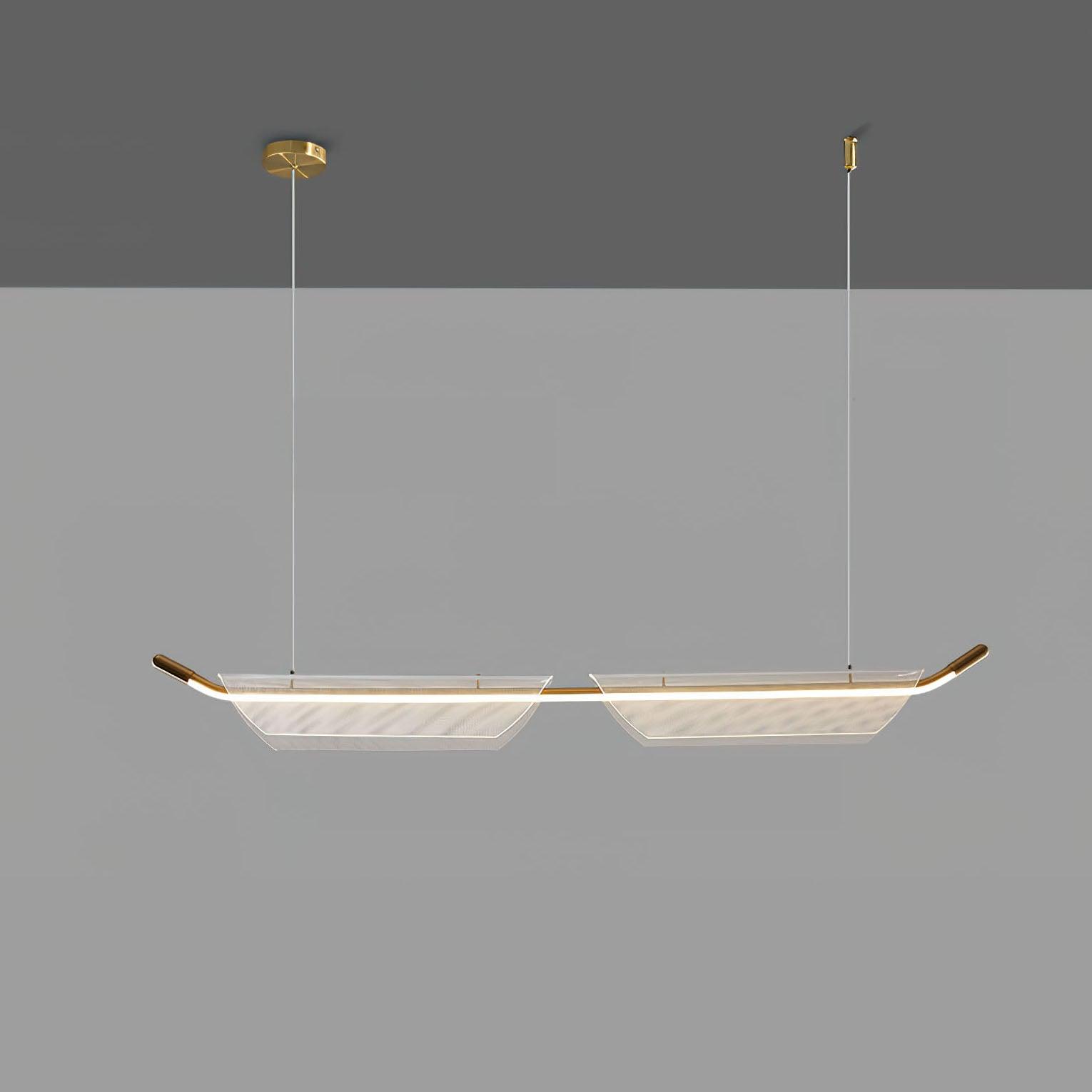 Two Boats Acrylic Pendant Light - Blowlighting