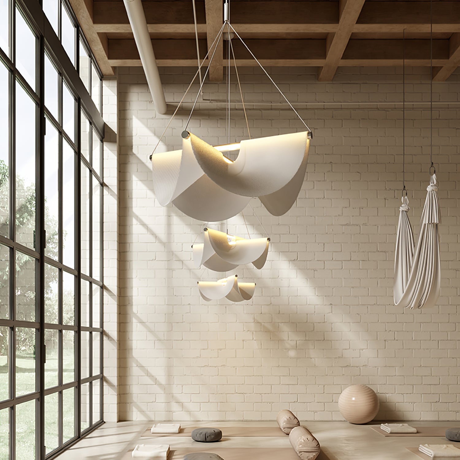 Vaelora Ribbon Pendant Lamp - Blowlighting