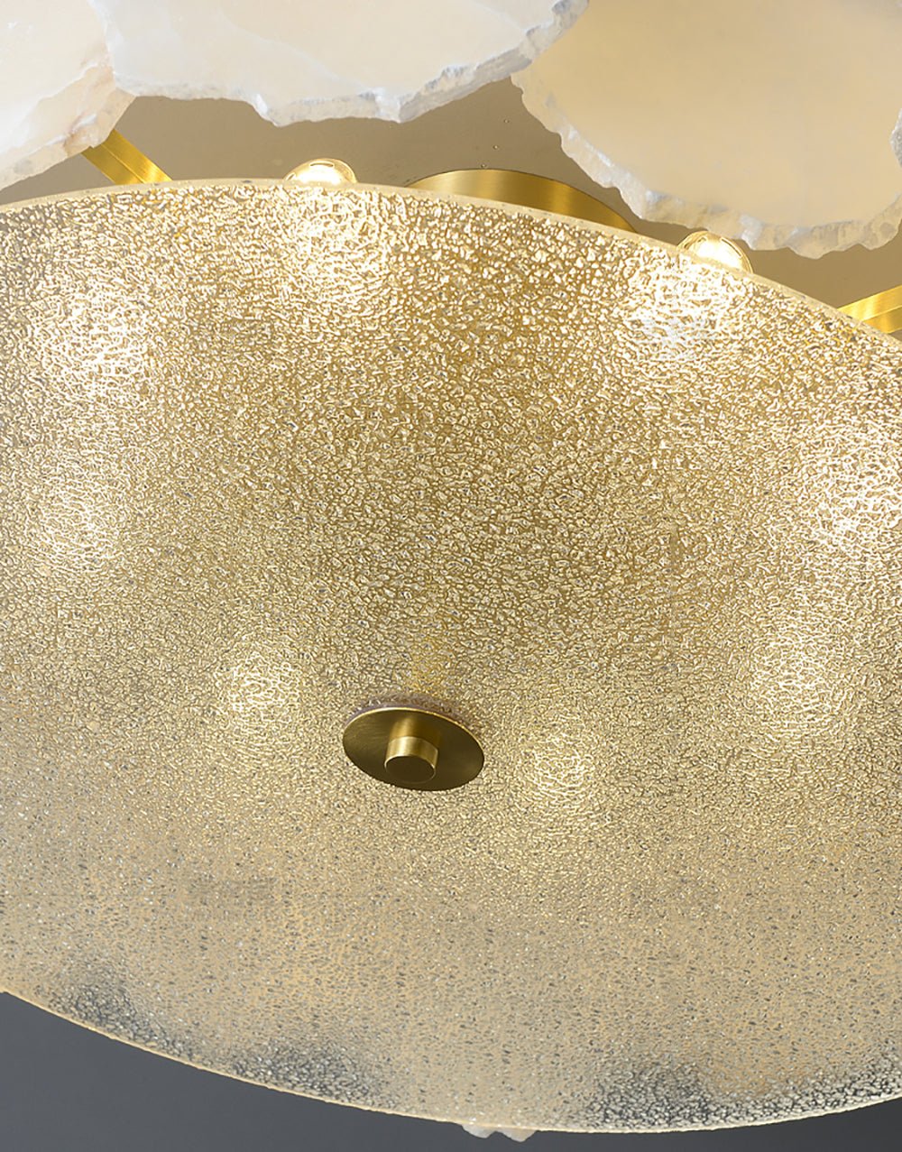 Amara Alabaster Flush Mount Light - Blowlighting