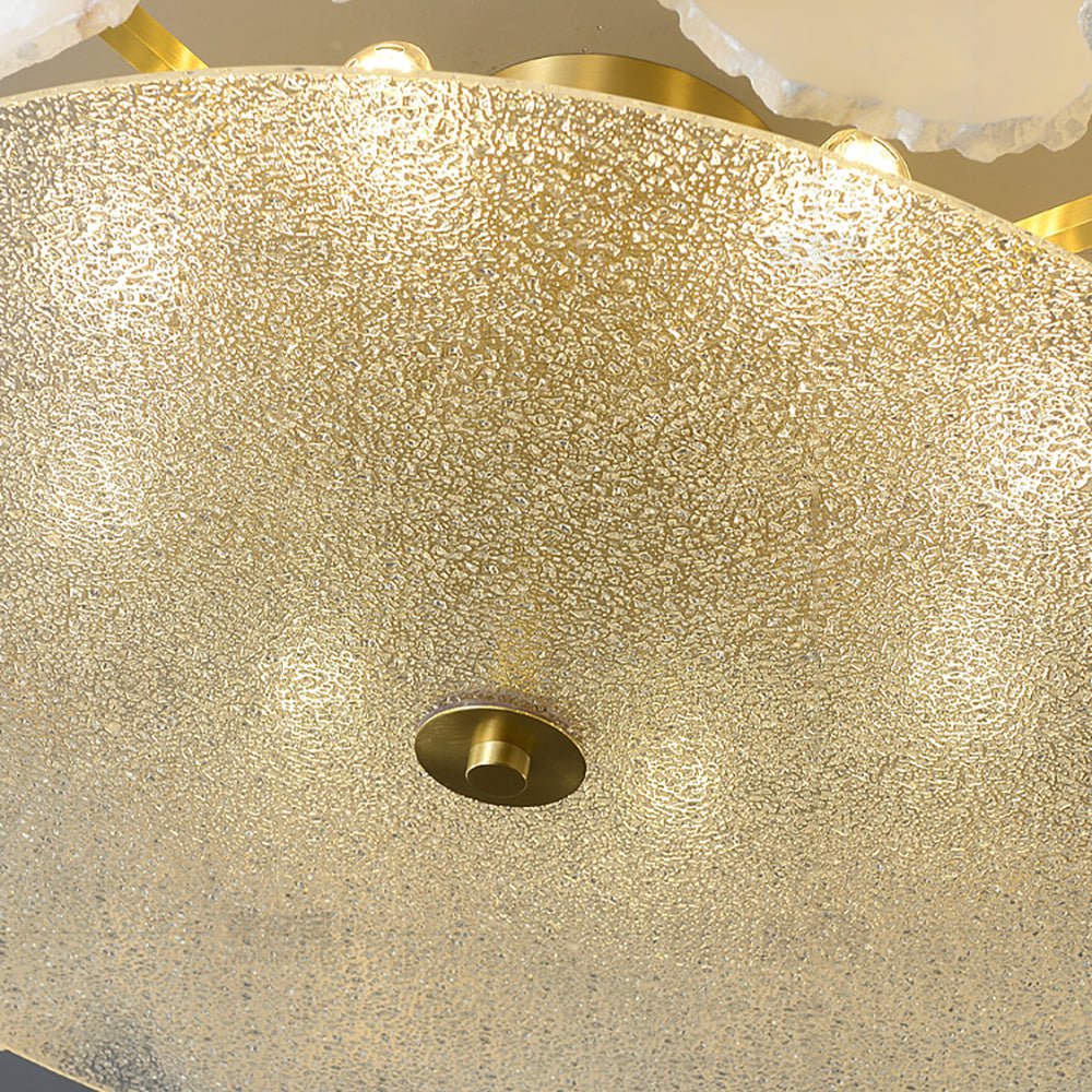Amara Alabaster Flush Mount Light - Blowlighting