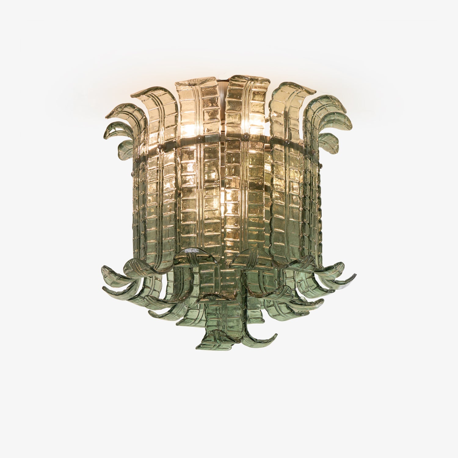 Aurora Ceiling Lamp Murano Glass Petal Vintage - Blowlighting