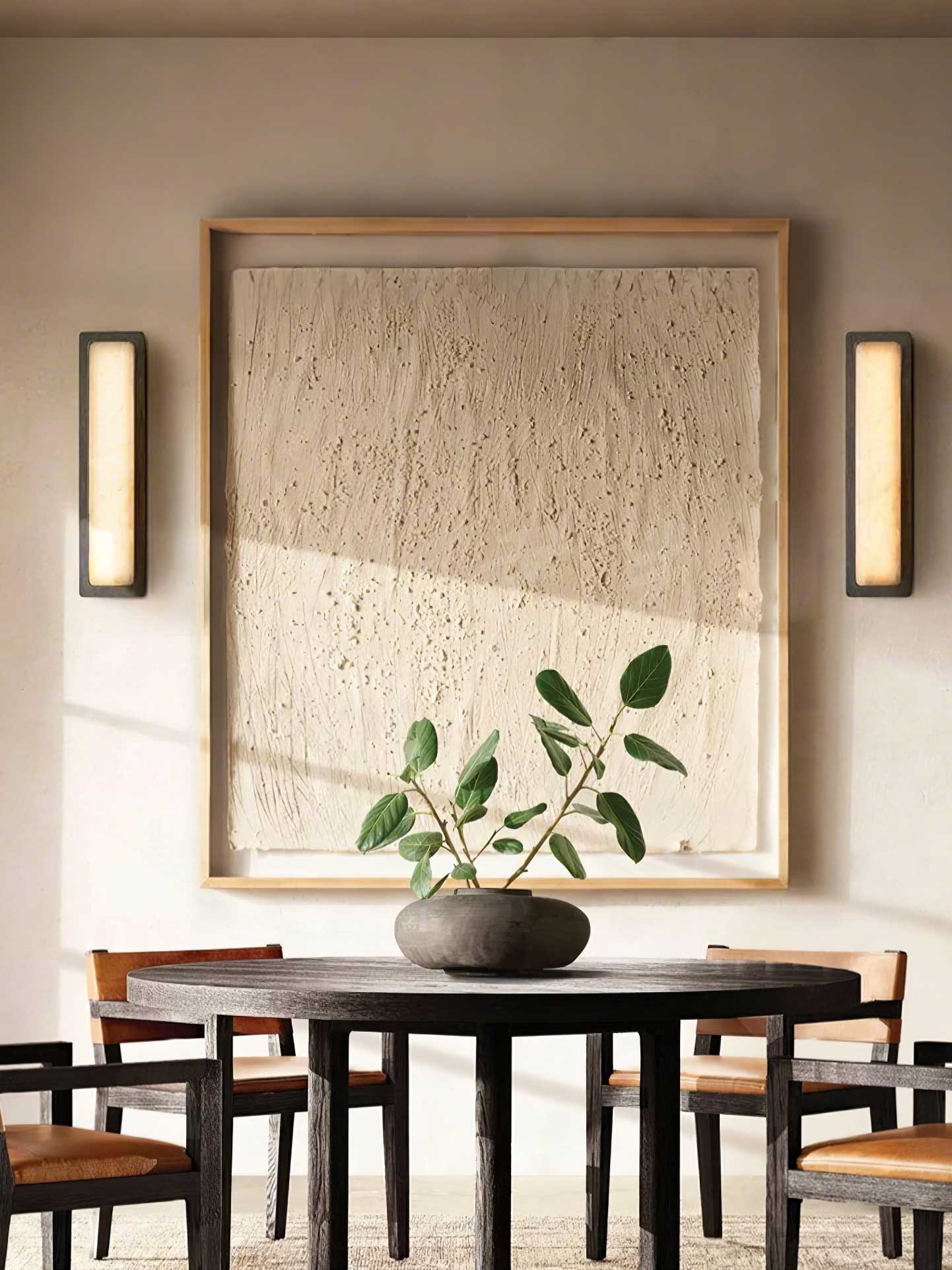 Ollore Linear Alabaster Wall Light - Blowlighting